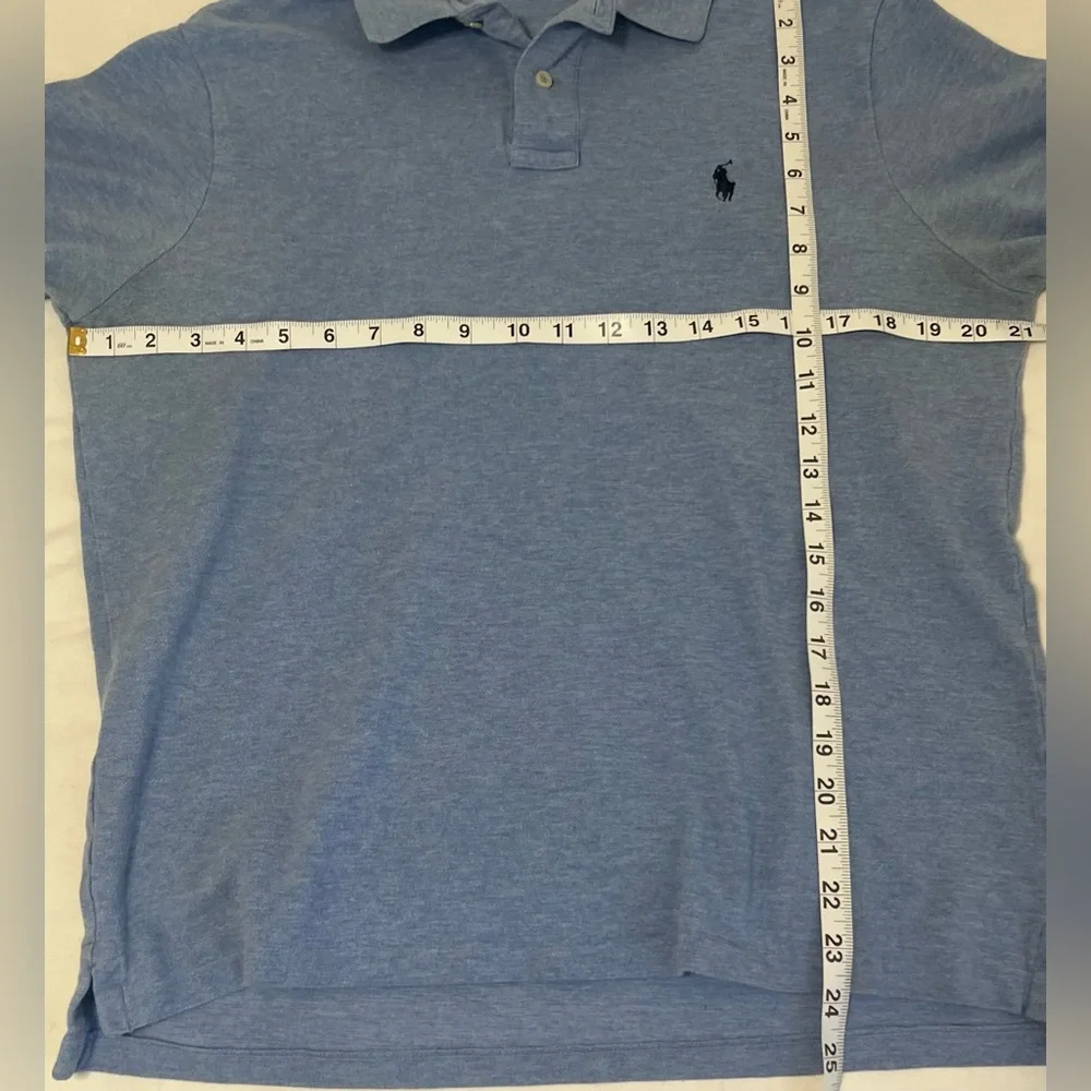 💙 Polo Ralph Lauren Classic Fit Blue Polo Shirt (Men’s Medium)
